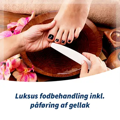 Luksus Fodbehandling inkl. Gellak